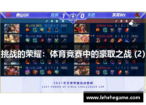 挑战的荣耀：体育竞赛中的豪取之战 (2)